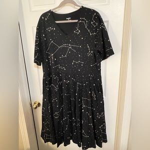 Svaha 2X Constellations Glow in the Dark Dress NWOT